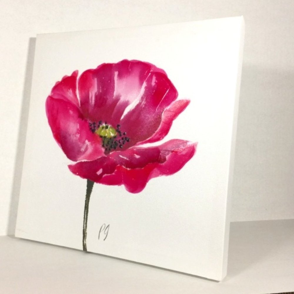 Pink Floral wall Art Decor